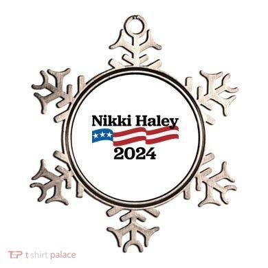 Nikki Haley 2024 For President Flag Logo Ornament