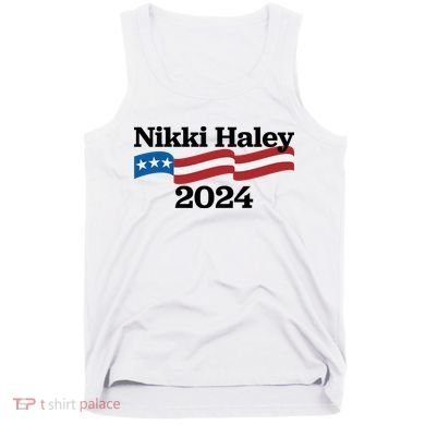 Nikki Haley 2024 For President Flag Logo Tank Top