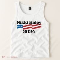 Nikki Haley 2024 For President Flag Logo Tank Top thumb 2
