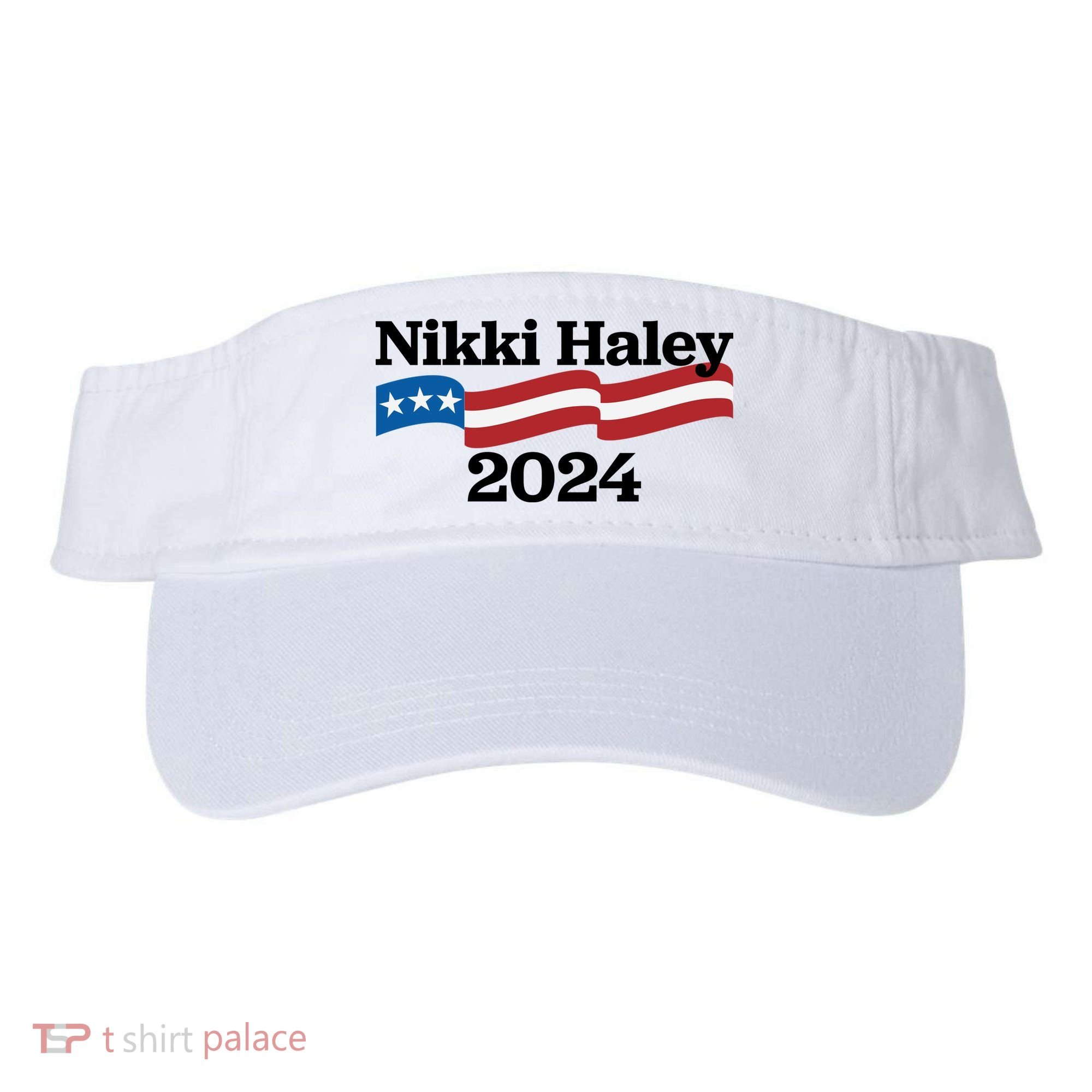 Nikki Haley 2024 For President Flag Logo Visor
