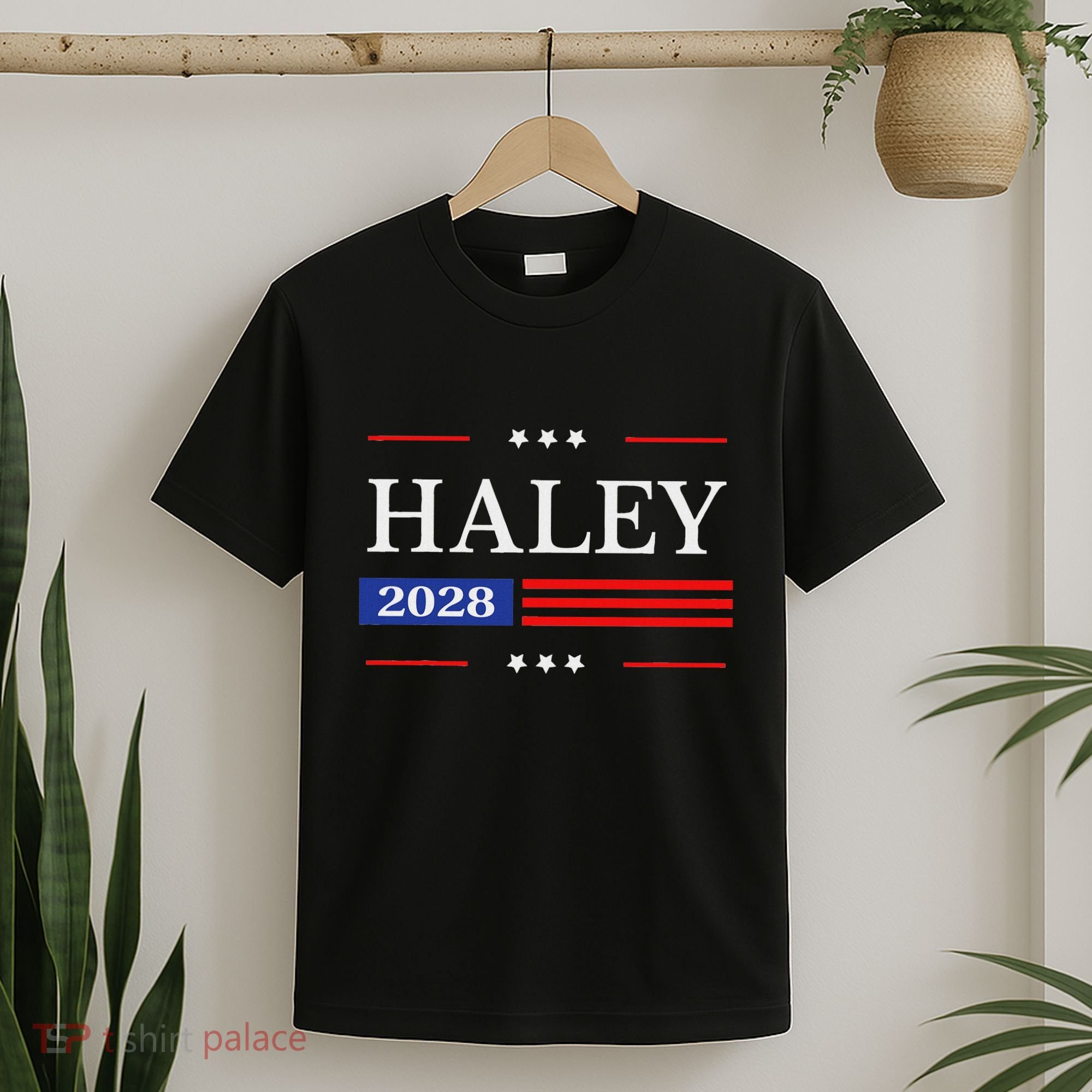 Nikki Haley 2028 American Flag Usa Flag T-Shirt