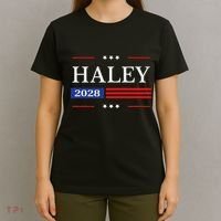 Nikki Haley 2028 American Flag Usa Flag T-Shirt thumb 4