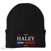 Nikki Haley 2028 American Flag Usa Flag Beanie thumb 0