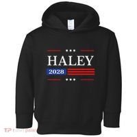 Nikki Haley 2028 American Flag Usa Flag Toddler Hoodie thumb 0