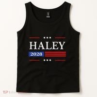Nikki Haley 2028 American Flag Usa Flag Tank Top thumb 2