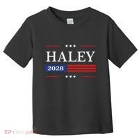 Nikki Haley 2028 American Flag Usa Flag Toddler T-Shirt thumb 0