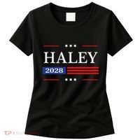 Nikki Haley 2028 American Flag Usa Flag Women's T-Shirt thumb 0