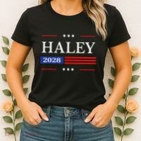 Nikki Haley 2028 American Flag Usa Flag Women's T-Shirt thumb 2