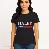 Nikki Haley 2028 American Flag Usa Flag Women's T-Shirt thumb 4