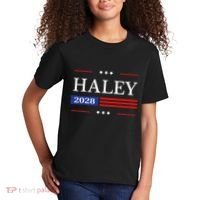 Nikki Haley 2028 American Flag Usa Flag Kids T-Shirt thumb 2