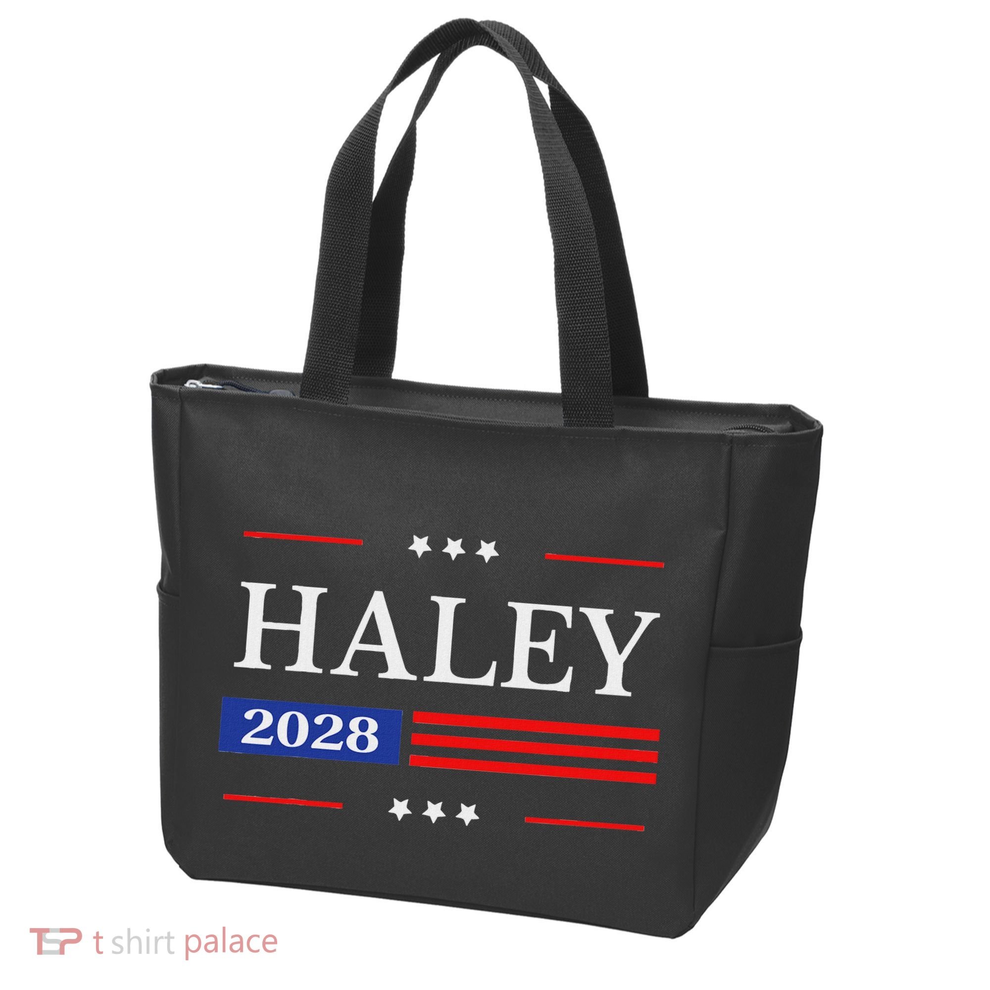 Nikki Haley 2028 American Flag Usa Flag Tote Bag