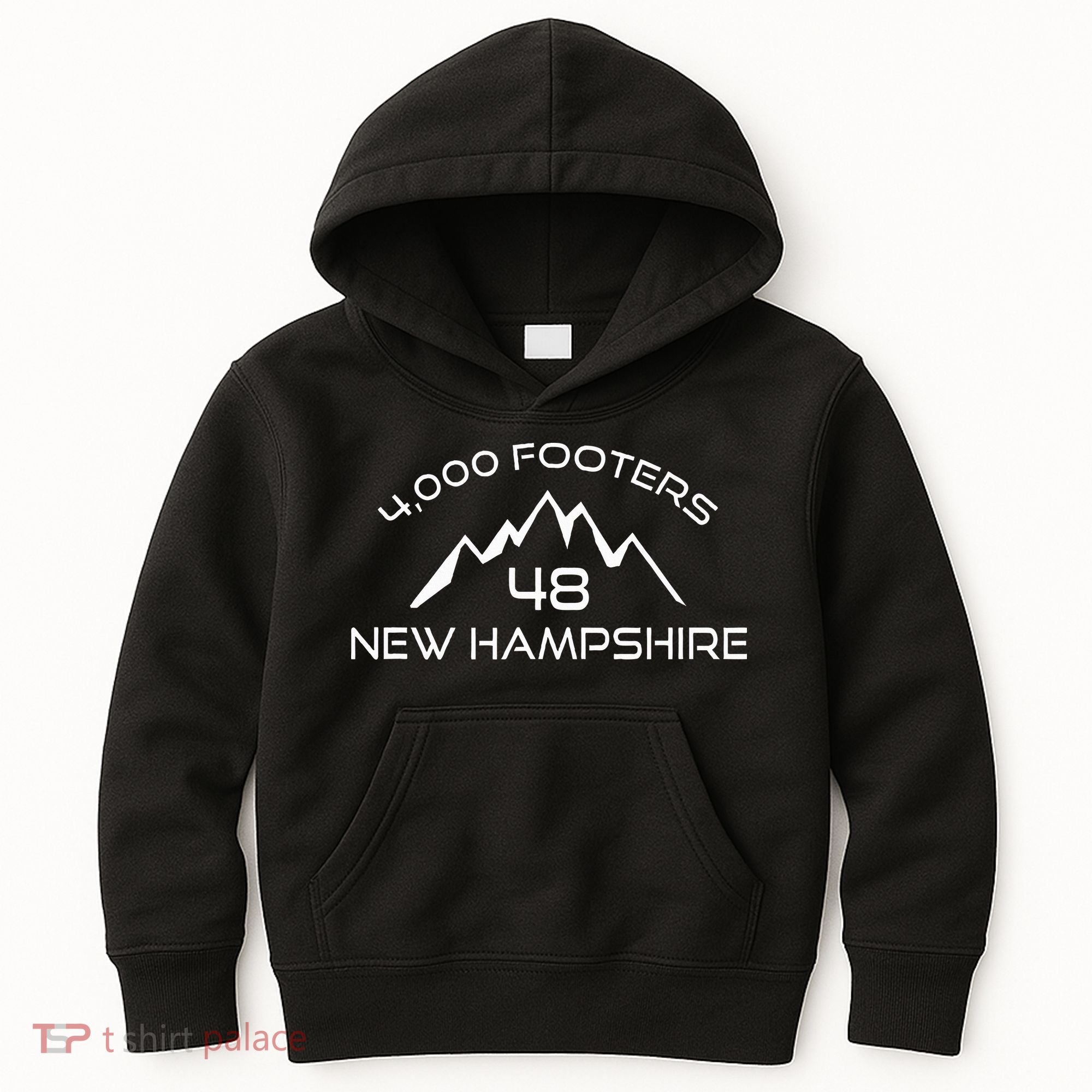 New Hampshire 48 4000 Footers Mountain Kids Hoodie