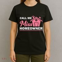 New Homeowner Art Women Housewarming Buyer Owner T-Shirt thumb 4