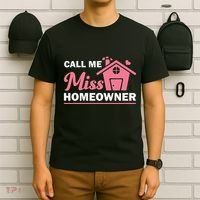 New Homeowner Art Women Housewarming Buyer Owner T-Shirt thumb 6
