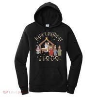 Nativity Happy Birthday Jesus Christmas Nativity Christian Women's Hoodie thumb 0