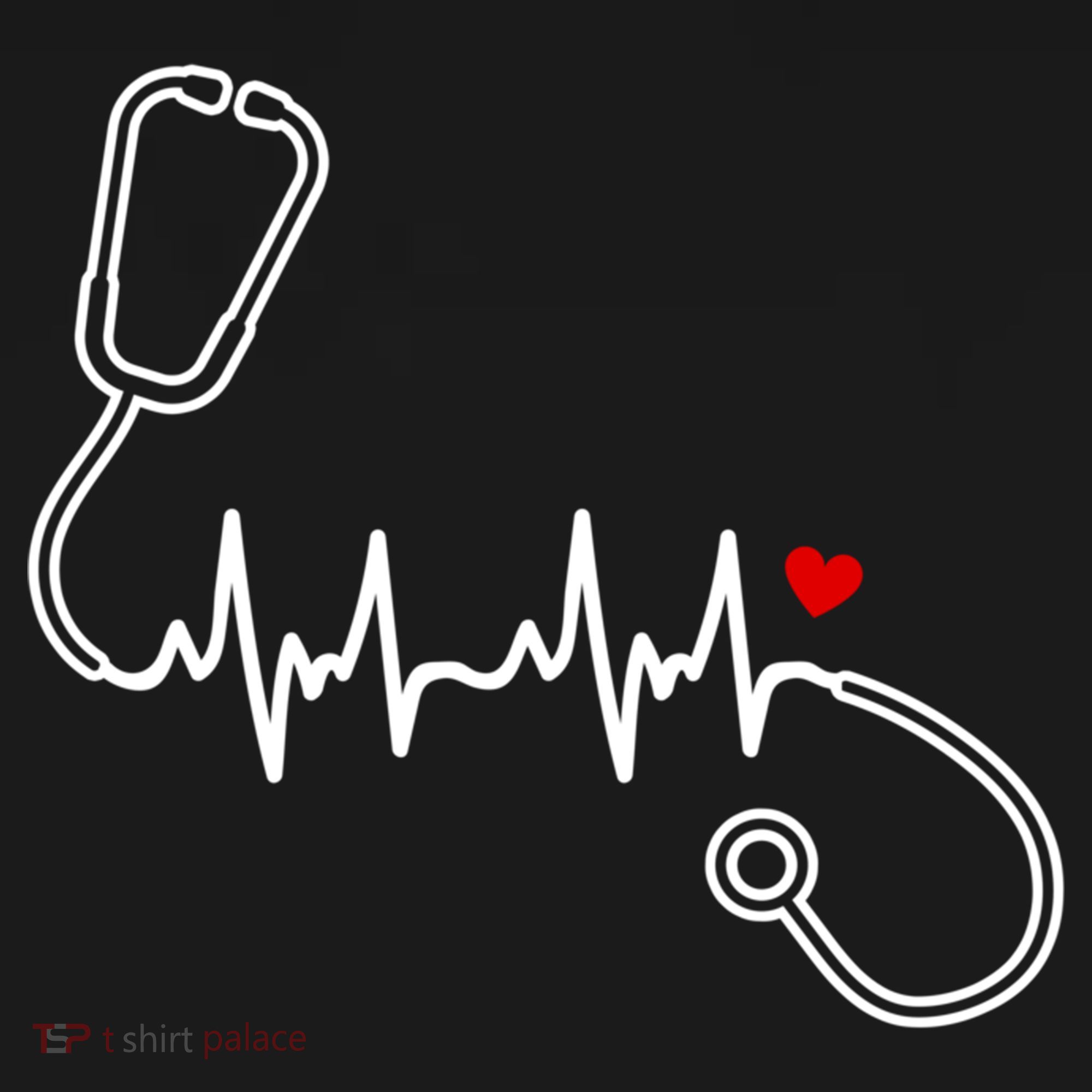 Nurse Heartbeat Clothing Gift Nurse Stethoscope Heart Gift Ornament