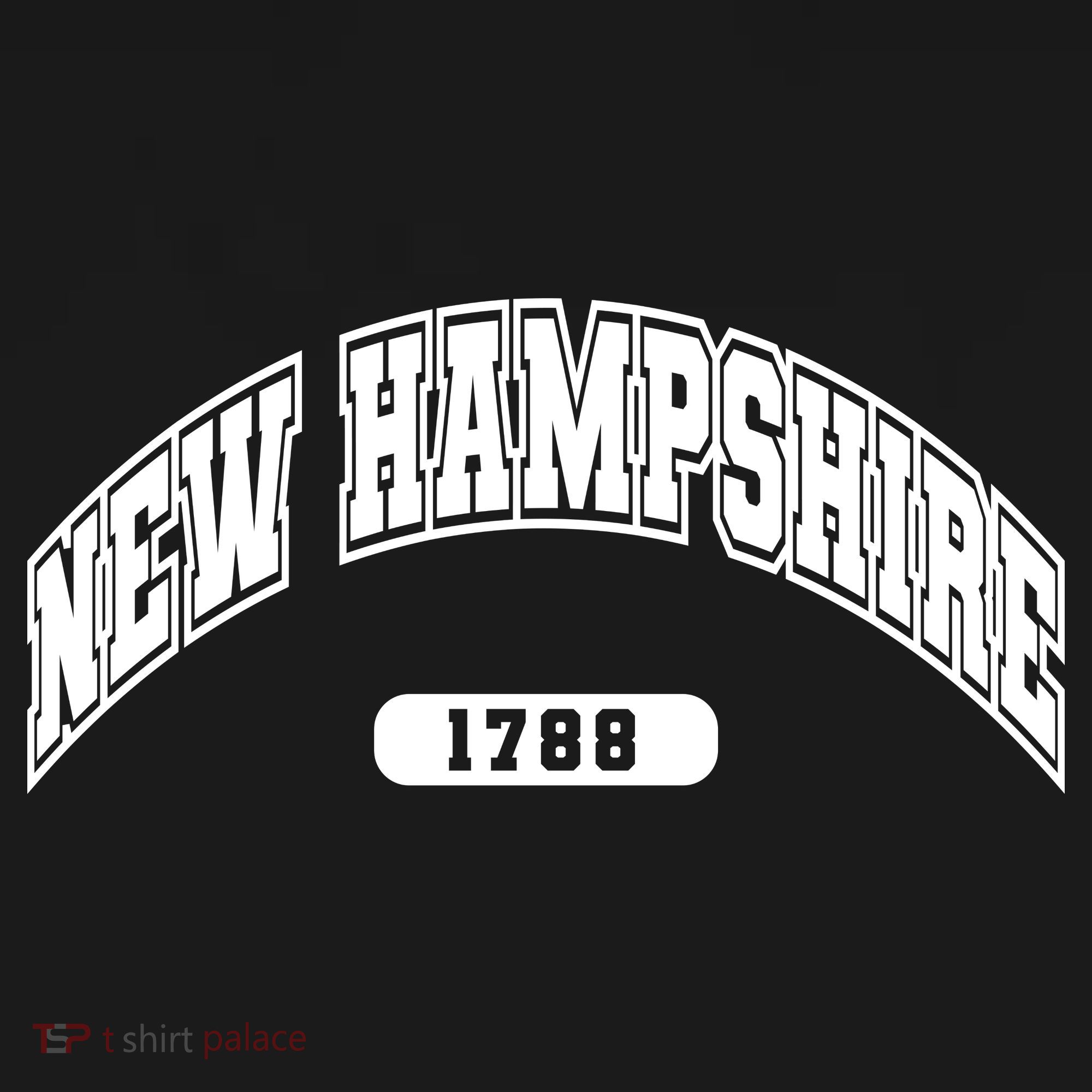 New Hampshire Collegiate Style 1799 Mousepad