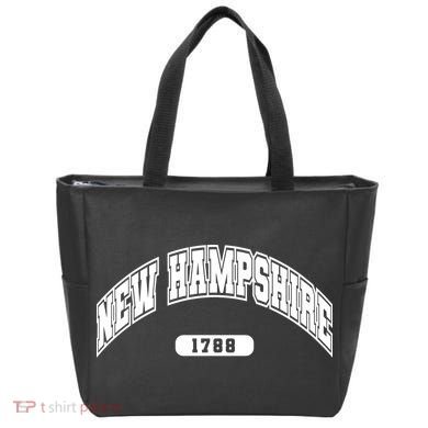 New Hampshire Collegiate Style 1799 Tote Bag