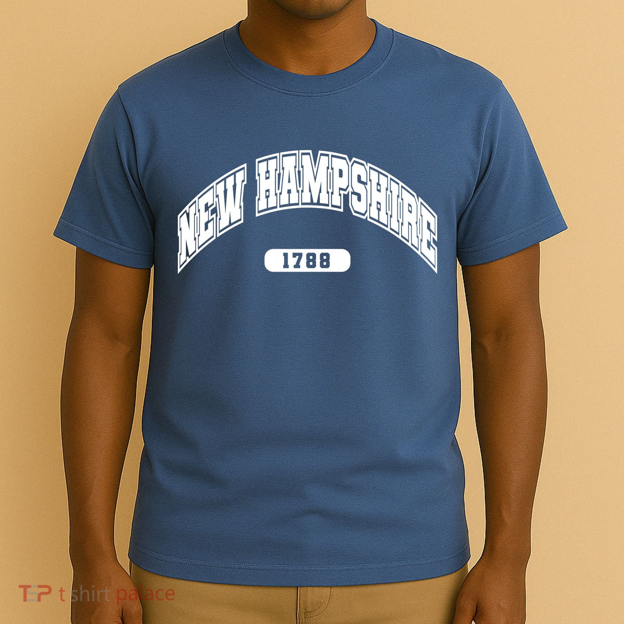 New Hampshire Collegiate Style 1799 T-Shirt