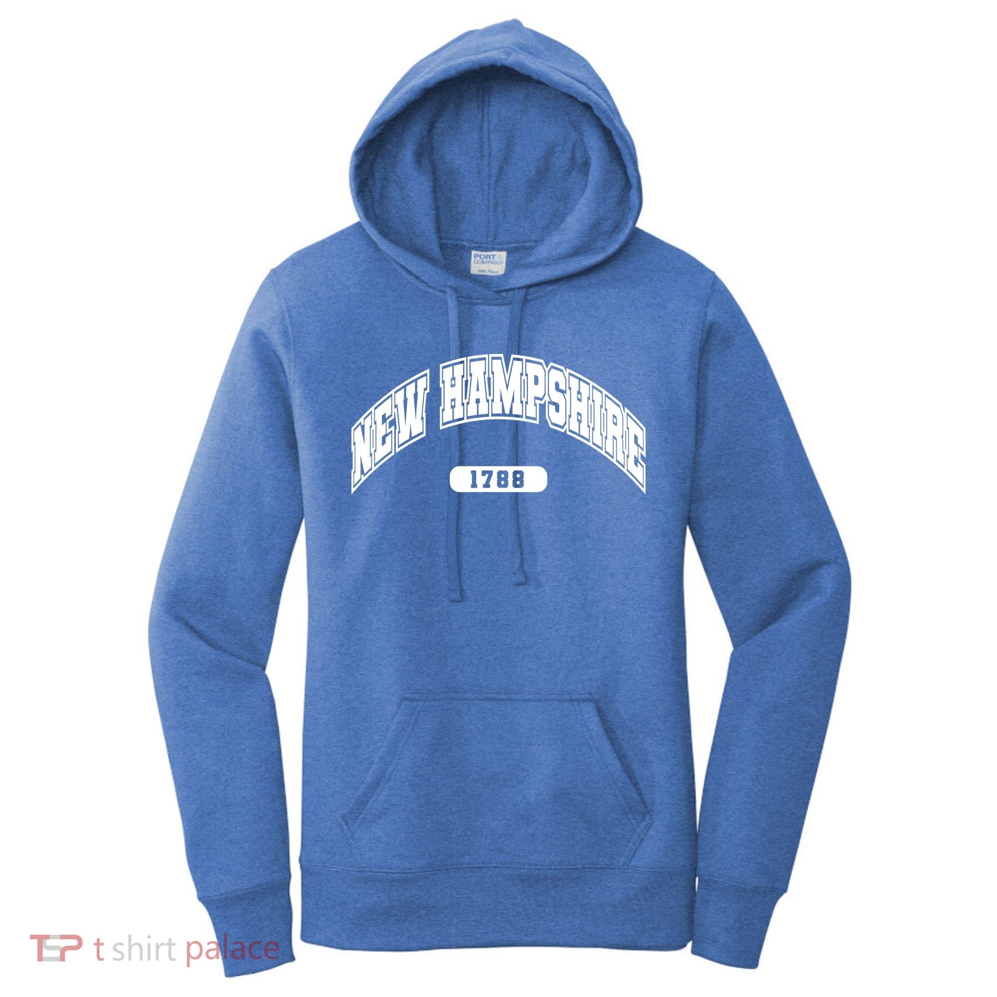 New Hampshire Collegiate Style 1799 Women's Hoodie