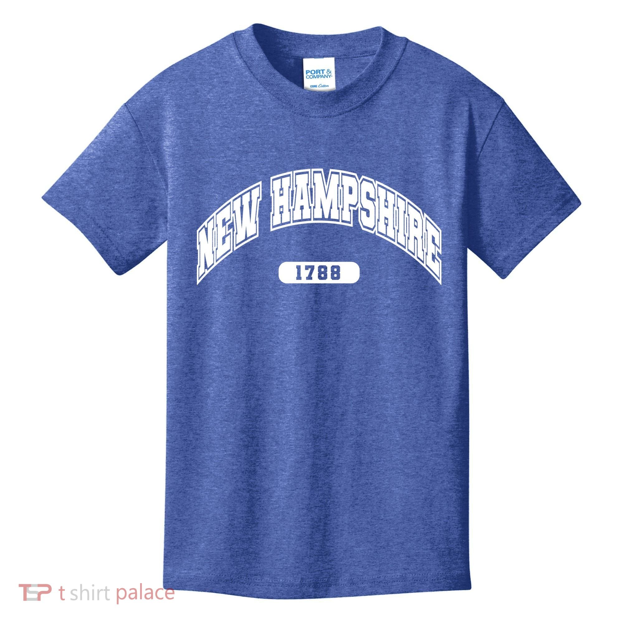 New Hampshire Collegiate Style 1799 Kids T-Shirt