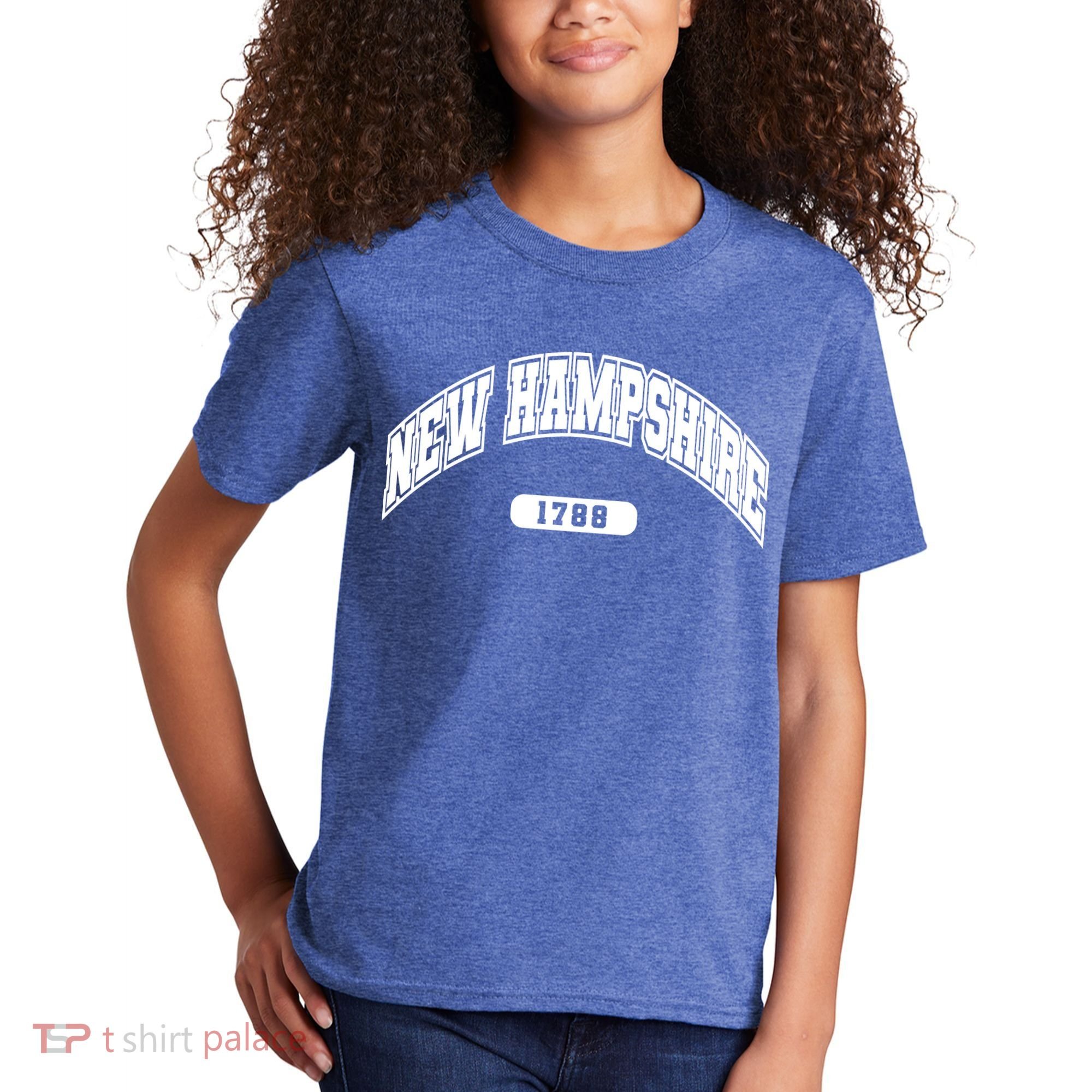 New Hampshire Collegiate Style 1799 Kids T-Shirt