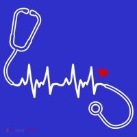 Nurse Heartbeat Clothing Gift Nurse Stethoscope Heart Gift Apron thumb 3