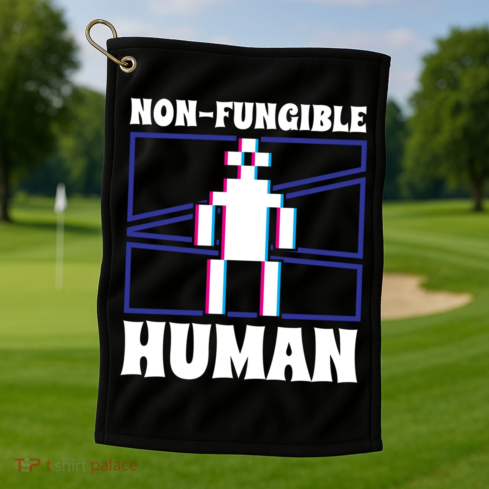 Nongiftfungible Hu Cryptocurrency Blockchain Trader Crypto Gift Golf Towel
