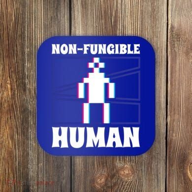 Nongiftfungible Hu Cryptocurrency Blockchain Trader Crypto Gift Coaster