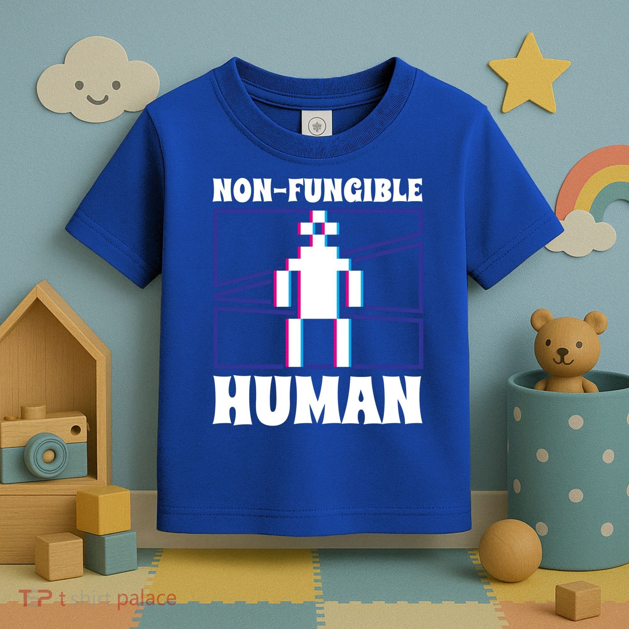 Nongiftfungible Hu Cryptocurrency Blockchain Trader Crypto Gift Toddler T-Shirt