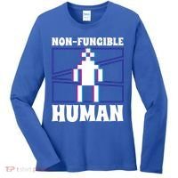 Nongiftfungible Hu Cryptocurrency Blockchain Trader Crypto Gift Women's Long Sleeve Shirt thumb 0