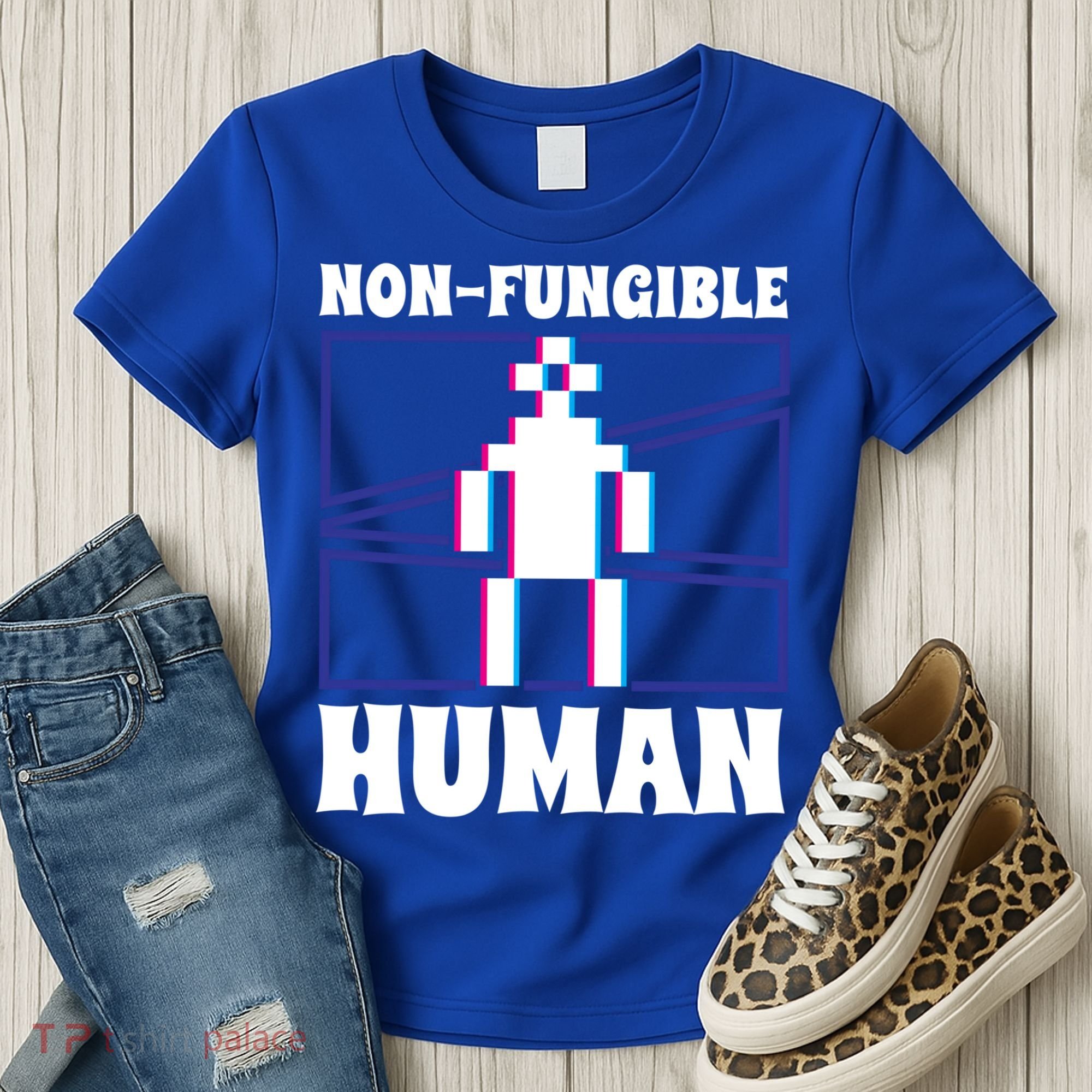 Nongiftfungible Hu Cryptocurrency Blockchain Trader Crypto Gift Women's T-Shirt