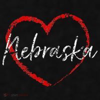 Nebraska Heart Cute Ladies Mom Gift Ladies PosiCharge Tri-Blend Wicking Tank thumb 2