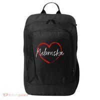 Nebraska Heart Cute Ladies Mom Gift City Backpack thumb 0