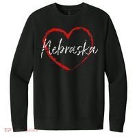 Nebraska Heart Cute Ladies Mom Gift V.I.T. Fleece Crew Sweatshirt thumb 0
