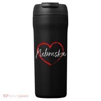 Nebraska Heart Cute Ladies Mom Gift 24oz Duet Stainless Steel Tumbler thumb 0