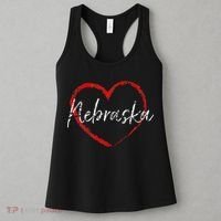 Nebraska Heart Cute Ladies Mom Gift Women's Tank Top thumb 3