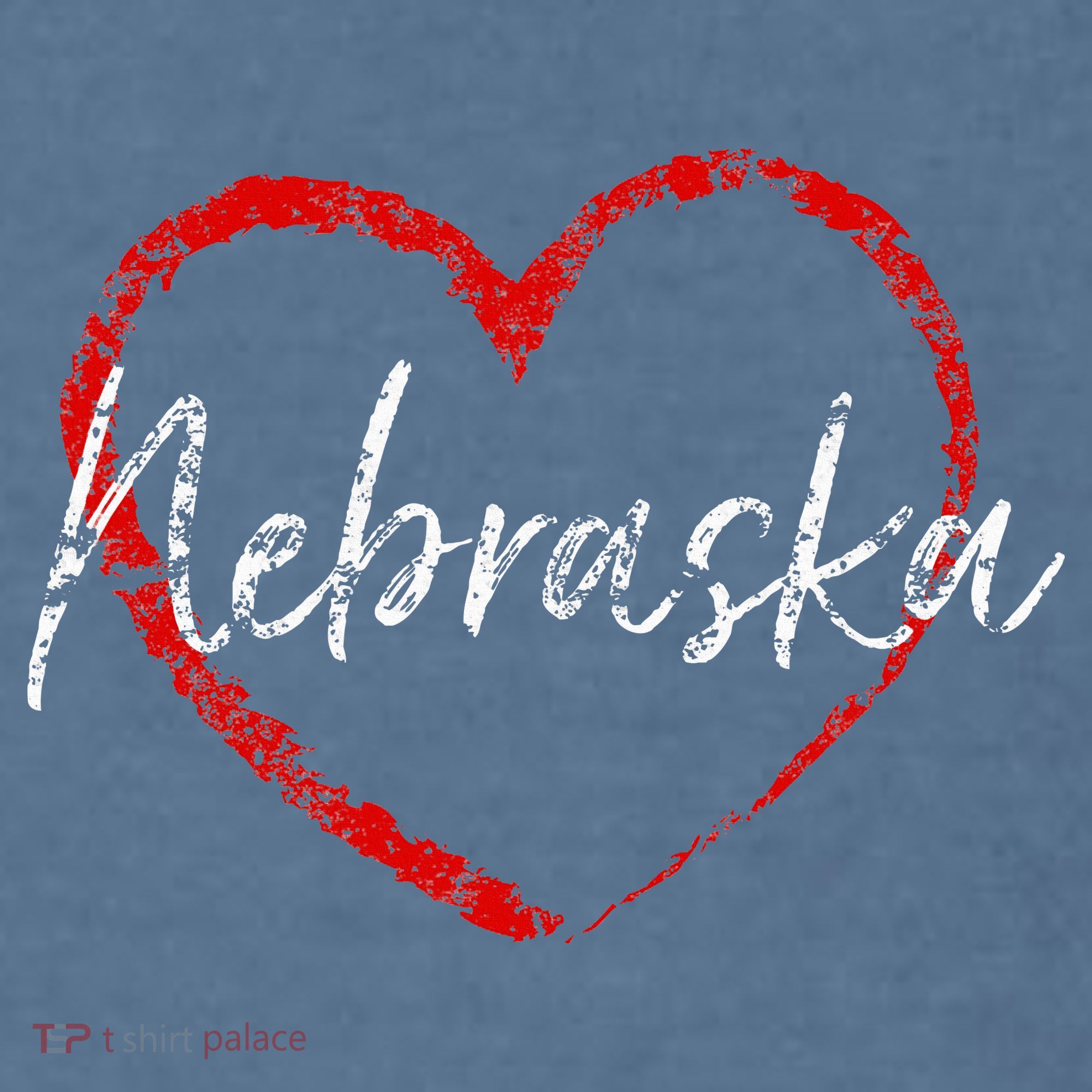 Nebraska Heart Cute Ladies Mom Gift Comfort Colors Garment-Dyed Hooded Sweatshirt