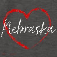 Nebraska Heart Cute Ladies Mom Gift Vector Backpack thumb 2