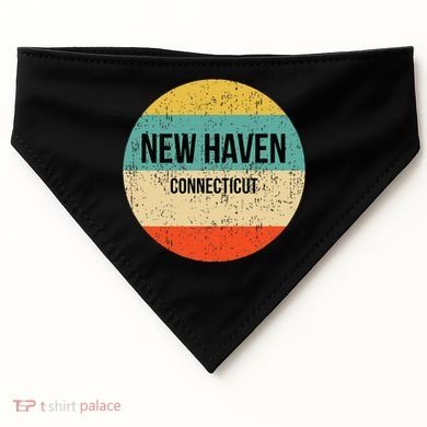 New Haven Connecticut New Haven USA-Made Doggie Bandana