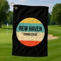 New Haven Connecticut New Haven Golf Towel thumb 1