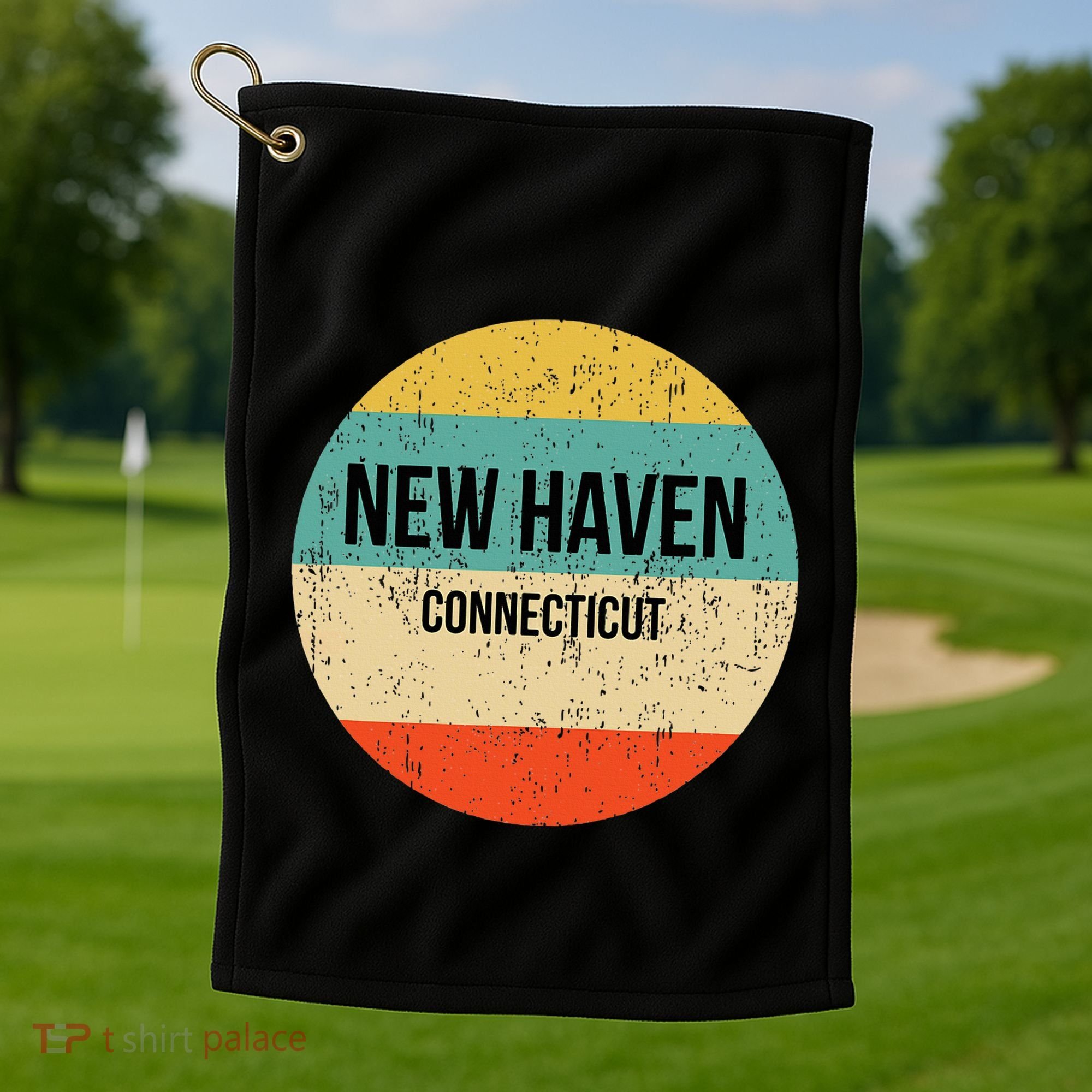 New Haven Connecticut New Haven Golf Towel