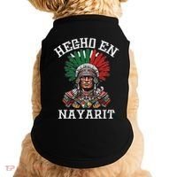 Nayarit Hecho En Nayarit Aztec Warrior Mexico Doggie Tank thumb 0