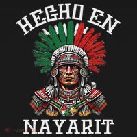 Nayarit Hecho En Nayarit Aztec Warrior Mexico USA-Made Doggie Bandana thumb 2