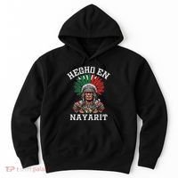 Nayarit Hecho En Nayarit Aztec Warrior Mexico Hoodie thumb 0
