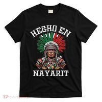Nayarit Hecho En Nayarit Aztec Warrior Mexico T-Shirt thumb 0