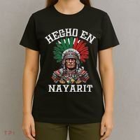 Nayarit Hecho En Nayarit Aztec Warrior Mexico T-Shirt thumb 4