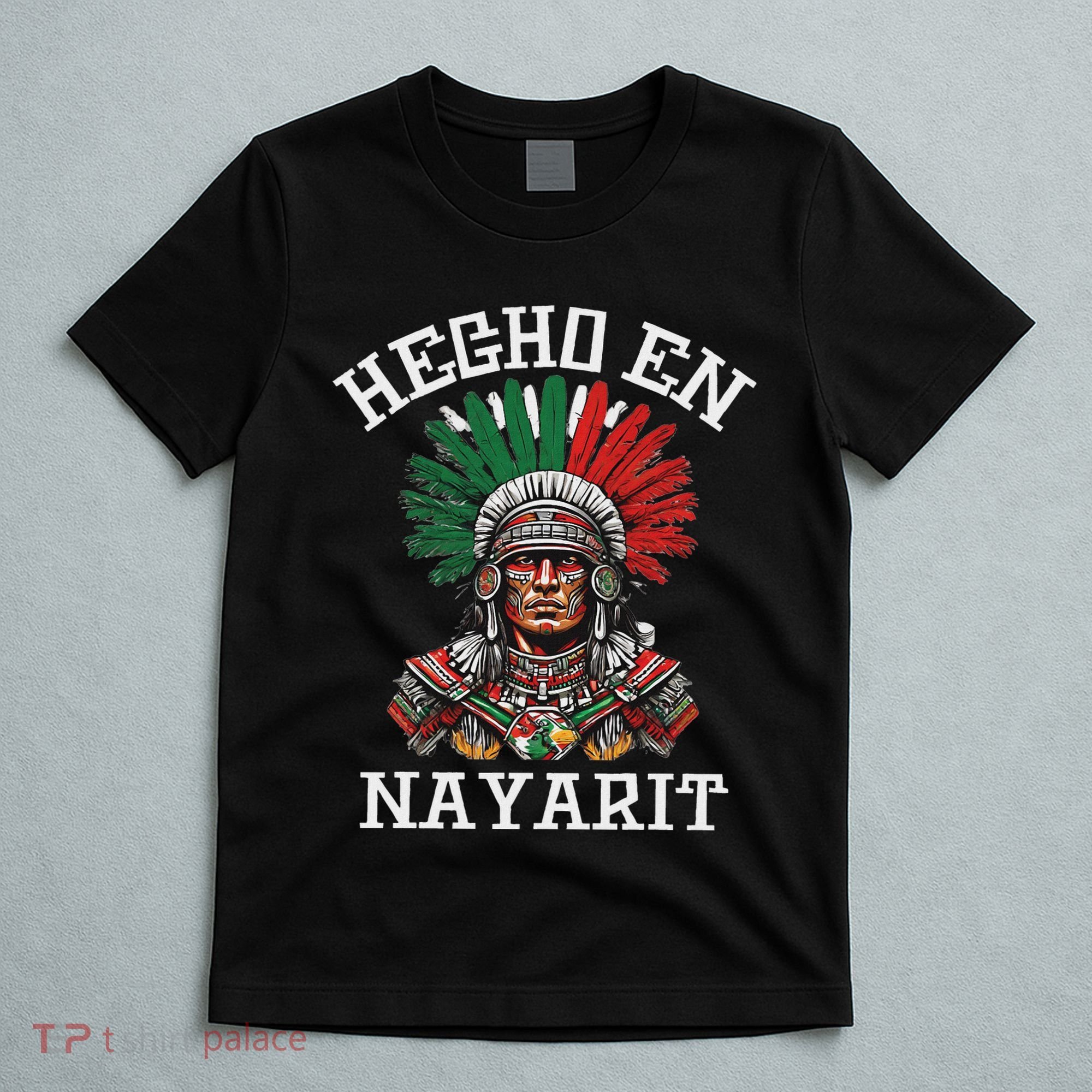 Nayarit Hecho En Nayarit Aztec Warrior Mexico T-Shirt