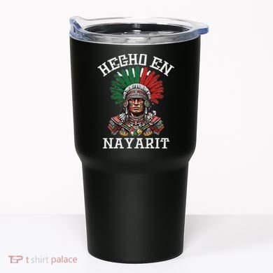 Nayarit Hecho En Nayarit Aztec Warrior Mexico Tumbler
