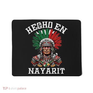 Nayarit Hecho En Nayarit Aztec Warrior Mexico Mousepad